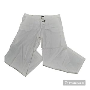 NWT Gap (size 18) Hadley Linen Pants White